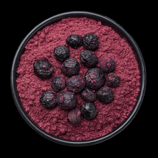 Schwarze Johannisbeerenpulver